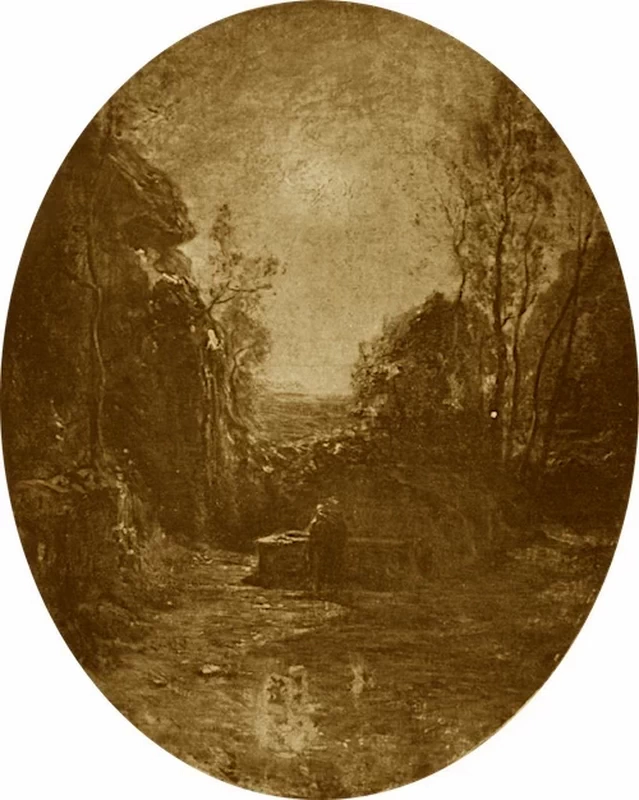 Fontana nei pressi di Signa, 1867 - Fondo Ambiente Italiano, Collezione Enrico a Villa Flecchia, Magnano (BI)